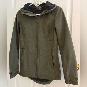 REI Women's Water Resistant Jacket Size XS Green